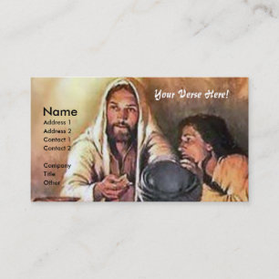 Jesus breaks Bread Business Card