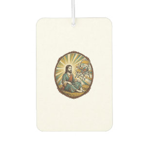 Jesus Broken Folding Chair Party Foul Clumsy Weigh Air Freshener