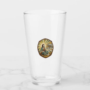 Jesus Broken Folding Chair Party Foul Clumsy Weigh Glass