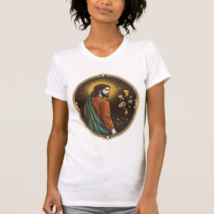 Jesus Broken Glass Dance Floor Party Danger Club H T-Shirt