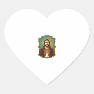 Jesus Broken Wine Cork Stuck Bottle Sommelier Part Heart Sticker