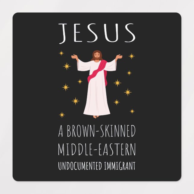 Jesus Brown-Skinned Undocumented Immigrant I (Design 1)