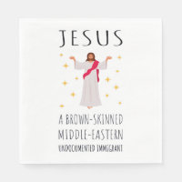 Jesus Brown-Skinned Undocumented Immigrant I