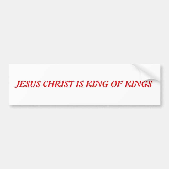 jesus bumper sticker (Front)