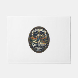 Jesus Bus Driver Transit Worker Shirt Faith Based Doormat