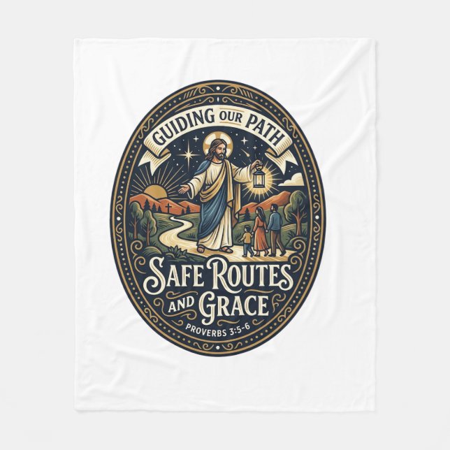 Jesus Bus Driver Transit Worker Shirt Faith Based  Fleece Blanket (Front)