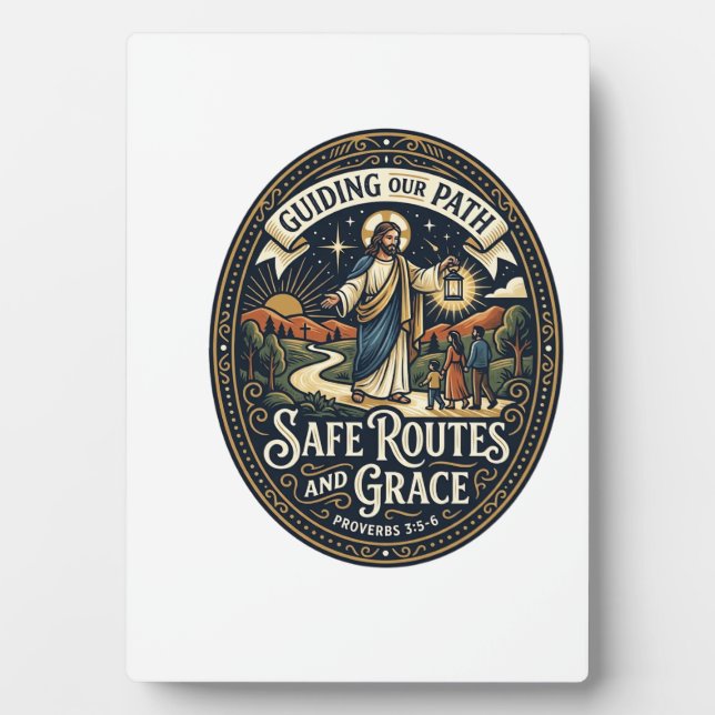 Jesus Bus Driver Transit Worker Shirt Faith Based  Plaque (Front)