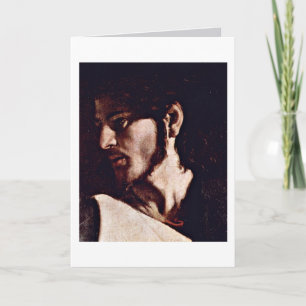 Jesus By Michelangelo Merisi Da Caravaggio Card