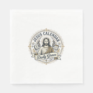 Jesus Calendar Daily Grace Jesus Calendar Daily Gr Napkin