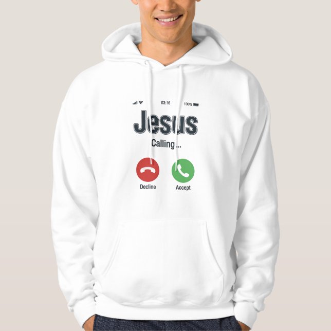 Jesus Calling Phone Screen Christian Shirt Design_ (Front)