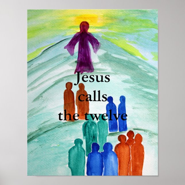 Jesus Calls The Twelve Poster (Front)