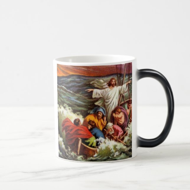 Jesus Calms the Storm Magic Mug (Right)