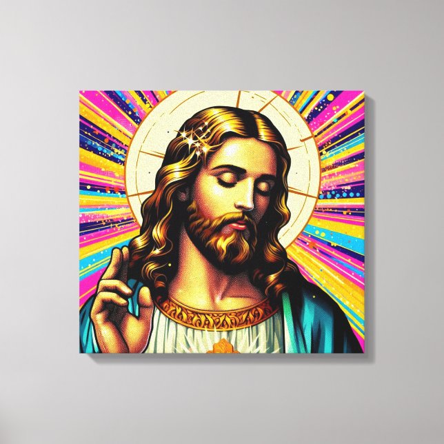 Jesus canvas art! print (Front)