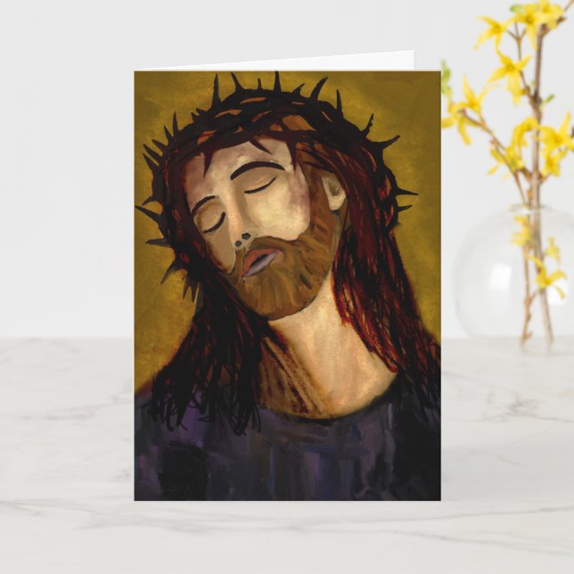 Jesus Card (Yellow Flower)