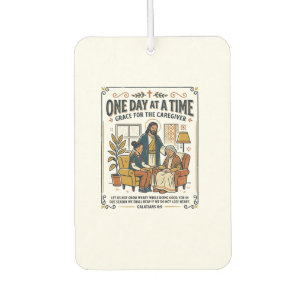 Jesus Caregiving Aging Parents Graphic Tee Christi Air Freshener