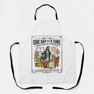 Jesus Caregiving Aging Parents Graphic Tee Christi Apron