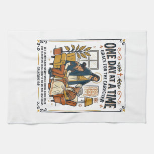 Jesus Caregiving Aging Parents Graphic Tee Christi Kitchen Towel