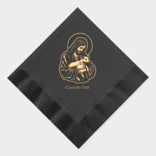 Jesus Caring Shepherd Foil Napkins
