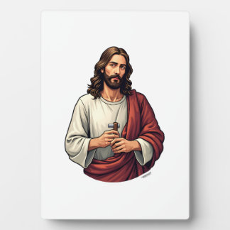 Jesus Carpenter Mark Vintage Engraving Tee 2 Plaque