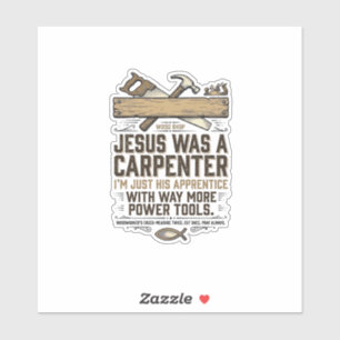 Jesus Carpenter Woodworker Apprentice Vintage Shir
