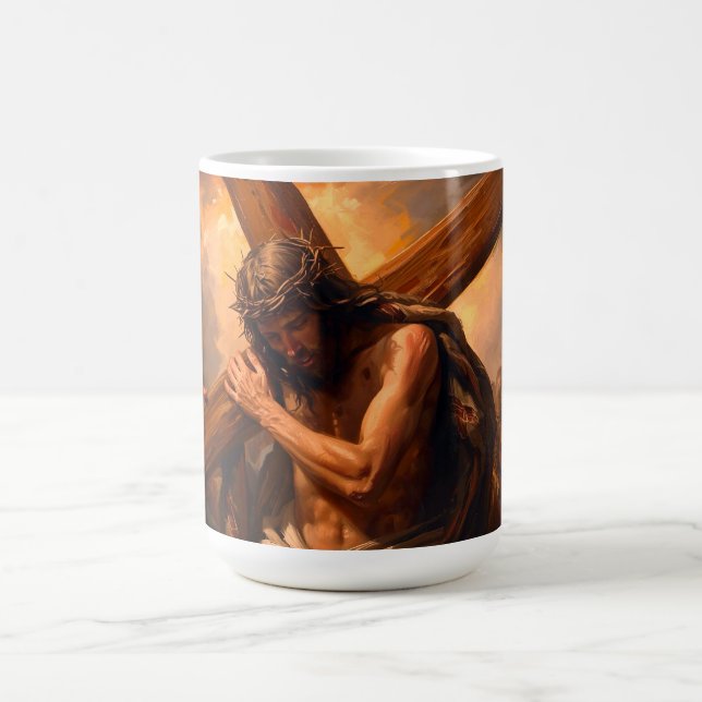 Jesus Carries The Cross Mug (Centre)