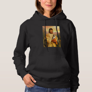 Jesus Carrying Beagle Puppy Dog Idea For Beagle Hoodie