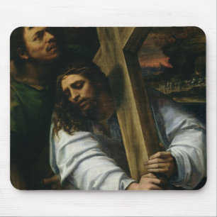 Jesus Carrying the Cross, c.1535 (oil on panel) Mouse Pad