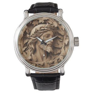 Jesus Carving Watch