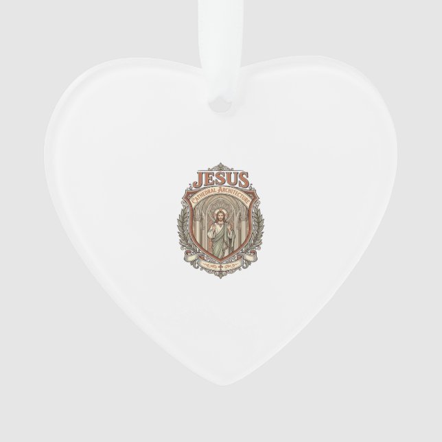 Jesus Cathedral Architecture Jesus Cathedral Archi Ornament (Front)
