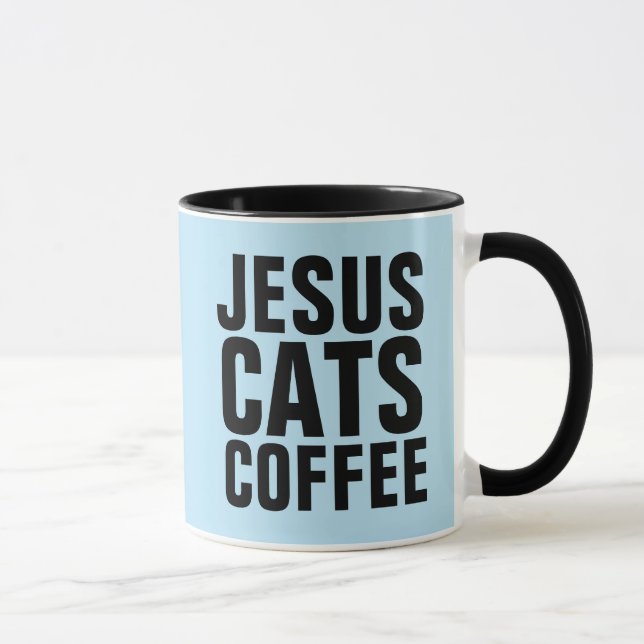 JESUS CATS COFFEE MUGS (Right)