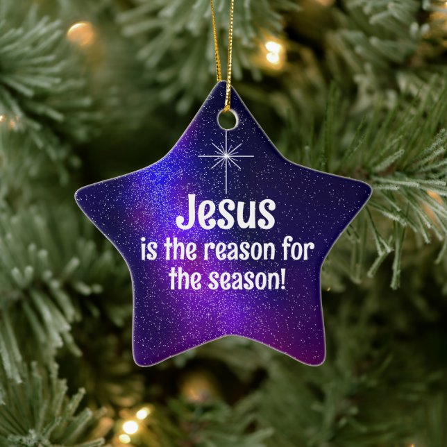 Jesus Ceramic Ornament (Tree)