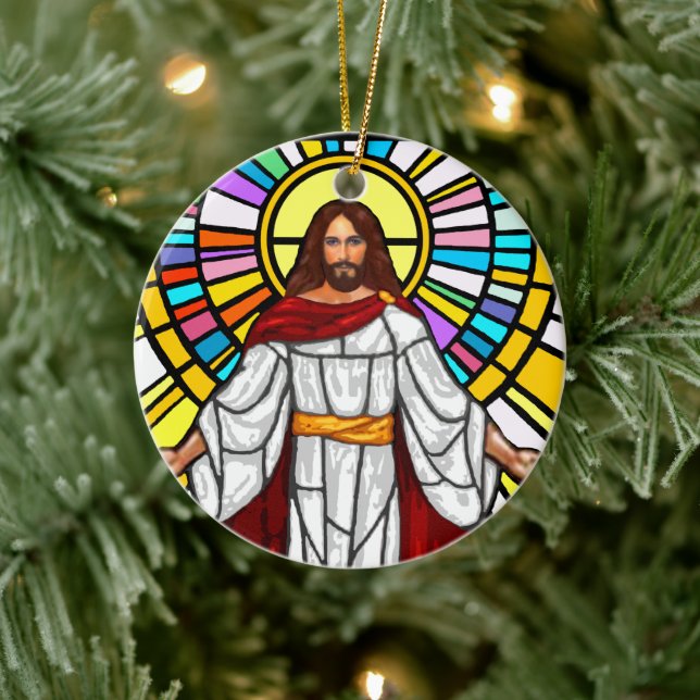 Jesus Ceramic Ornament (Tree)