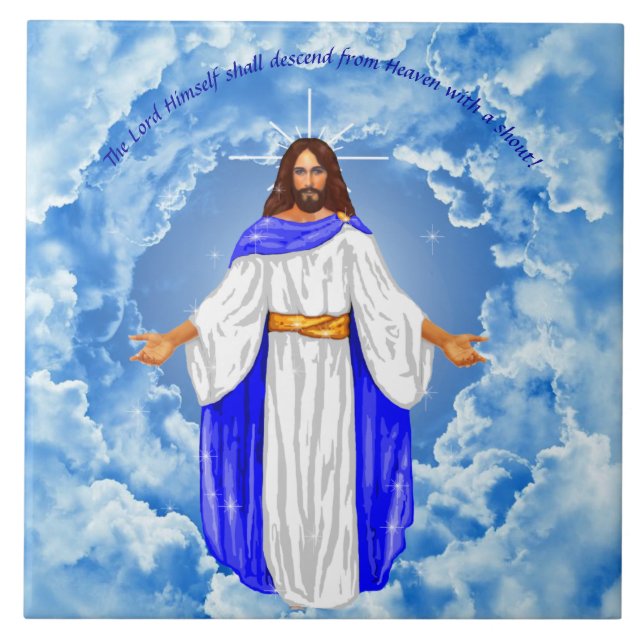Jesus Ceramic Tile (Front)