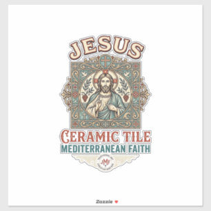 Jesus Ceramic Tile Mediterranean Faith Jesus Ceram