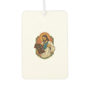 Jesus Chalk Covered Black Gym Clothes Mess Workout Air Freshener