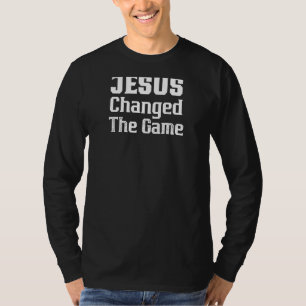 Jesus Changed The Game Graphic Christian T-Shirt
