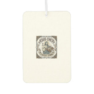 Jesus Chess Strategy Symbol Jesus Chess Strategy C Air Freshener