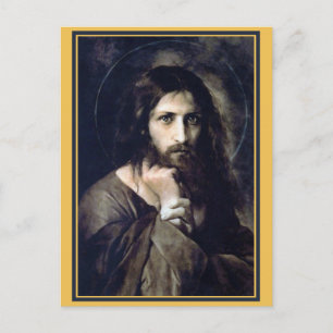 Jesus Christ 1888 by Georg Karl Franz Cornicelius Postcard