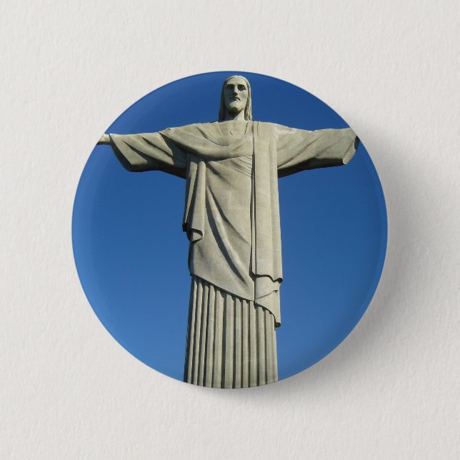 Jesus Christ 2 Inch Round Button (Front)