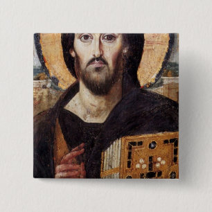 Jesus Christ 2 Inch Square Button