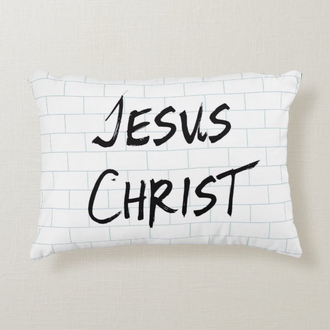 Jesus Christ Accent Pillow (Front)