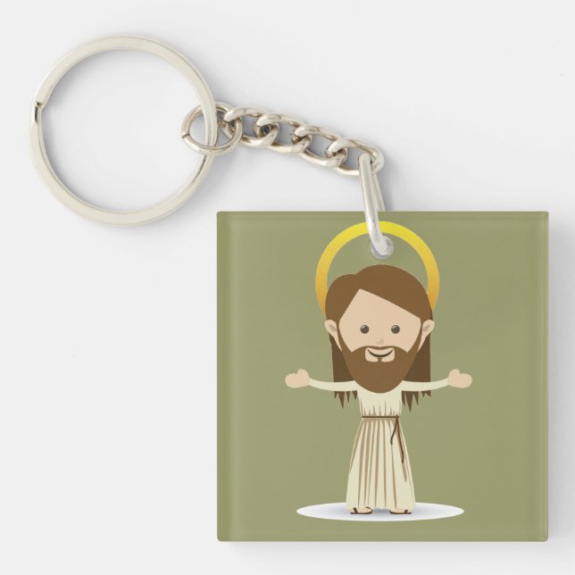 Jesus Christ Acrylic Keychain (Front)