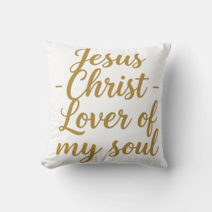 Jésus Christ Amour de Mon Âme Coussin - 40x40cm