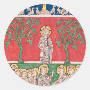 Jesus Christ and 12 Apostles Classic Round Sticker