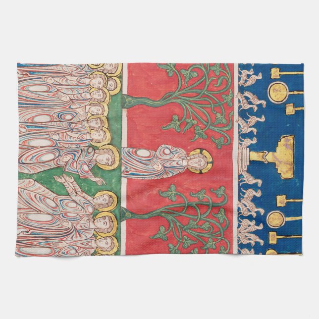 Jesus Christ and 12 Apostles Kitchen Towel (Horizontal)