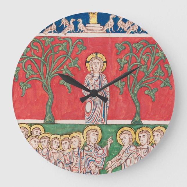 Jesus Christ and 12 Apostles Large Clock (Front)