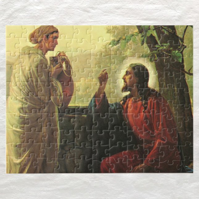 Jesus Christ and the Good Samaritan at the Well Jigsaw Puzzle (Creator Uploaded)