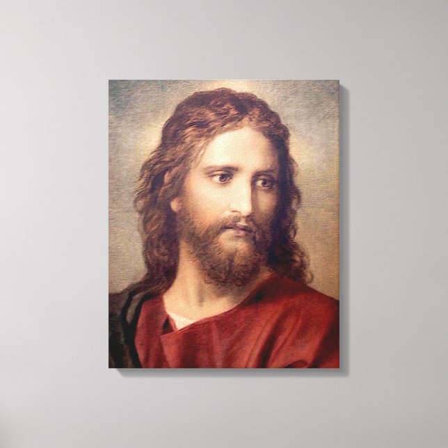 Jesus Christ and the Rich Young Ruler Hoffmann Canvas Print (Front)
