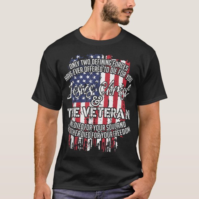 Jesus Christ And The Veteran  Tshirt  (Front)