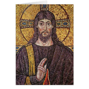 Jésus Christ avec l'Esprit Saint Flamme Mosaïque